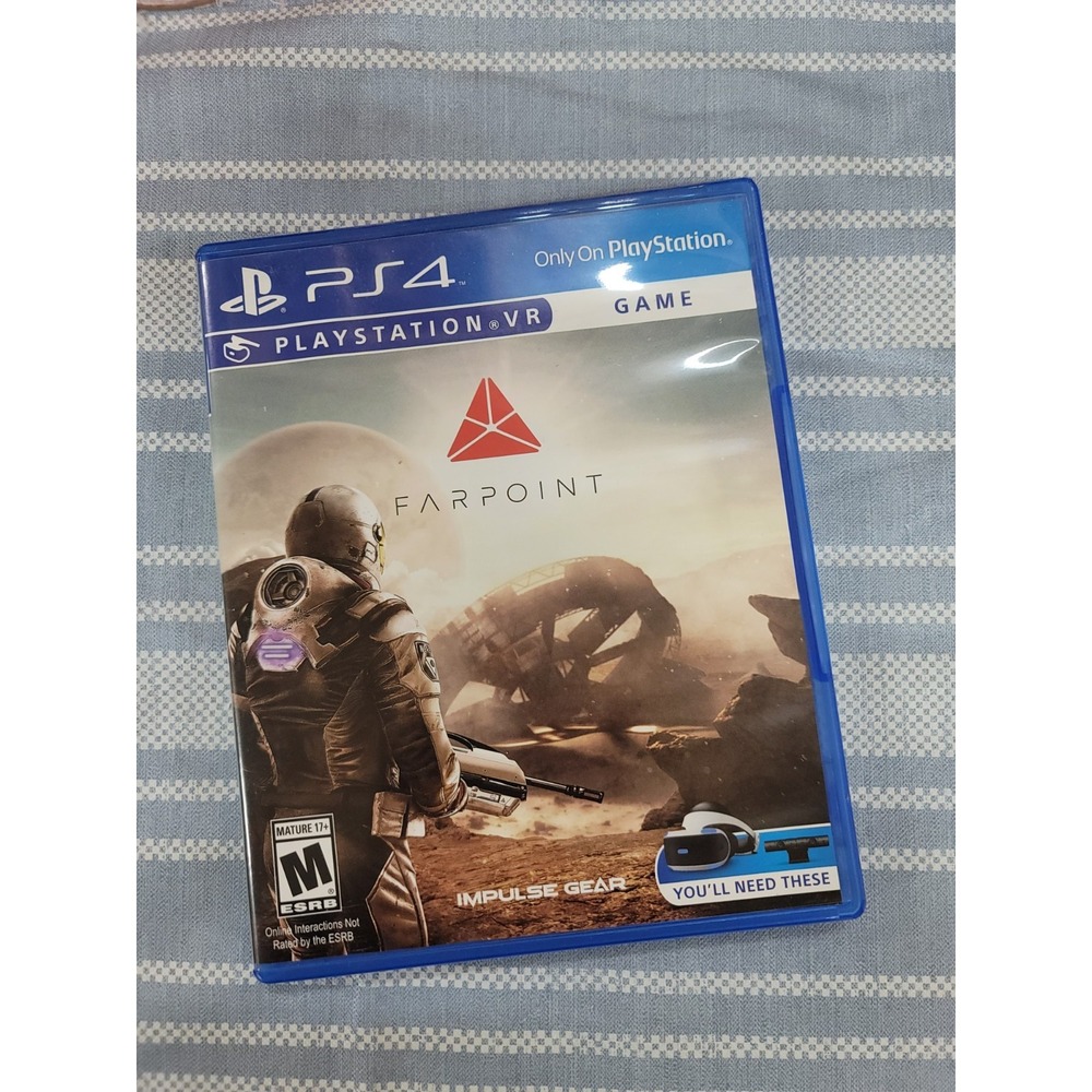 Farpoint PS4 PSVR PlayStation 4 VR Video Game - Sony, Very Good - Picture 1 of 3